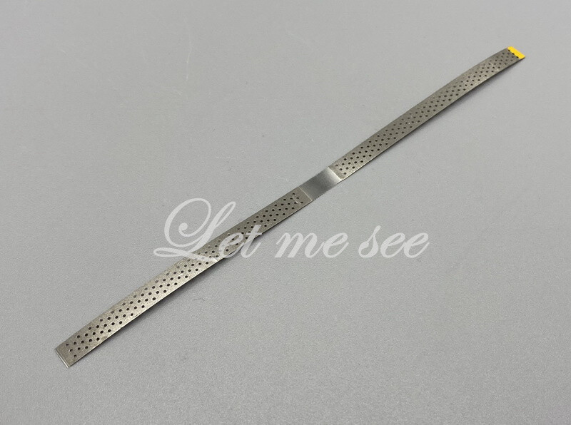 Dental Metal Single Side Polishing Stick Diamond Sand Polish Strip with hole Saw