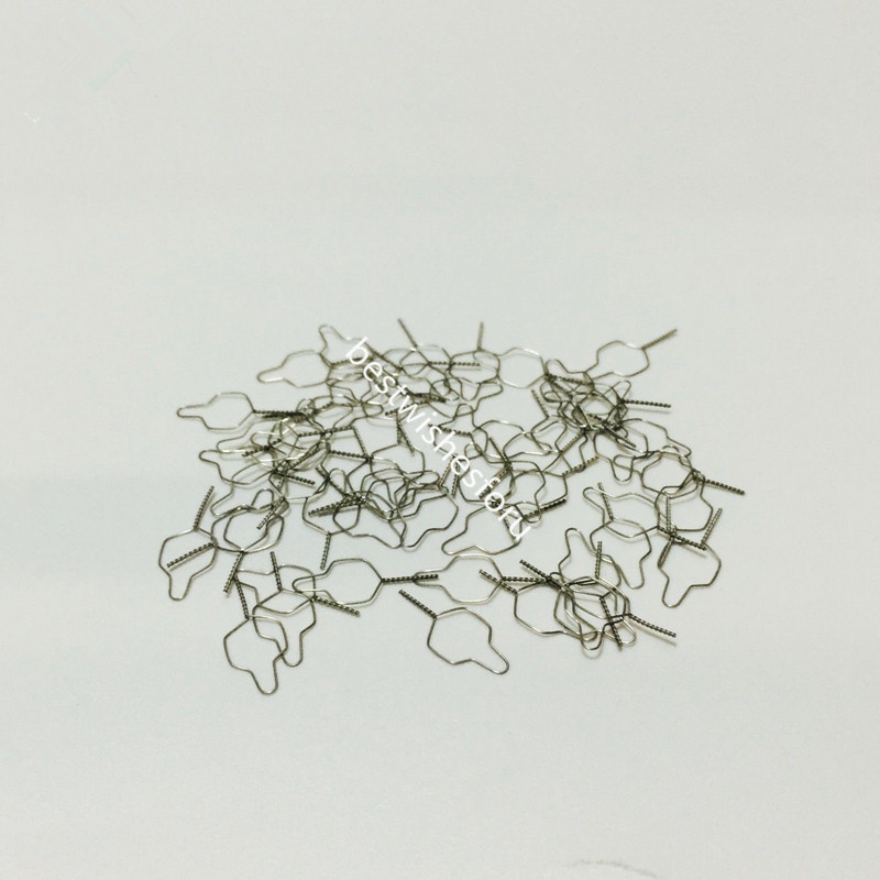 100 Pcs Dental Orthodontic Ligature Wire Shorty Ties Round Performed SS 010 mm
