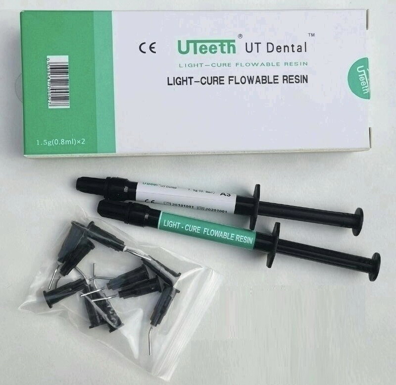 UT Dental Composite Light Cure Flowable Resin Syringes A1-3 Shade Tooth Filling