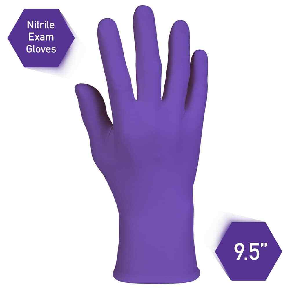 100 Pack Kimtech 55083 Disposable Gloves, Size Large, 6 mil, Nitrile