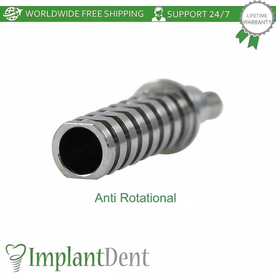 5x Titanium Temporary Dental Prosthetics RP Conical Connection 2.65mm Dentistry