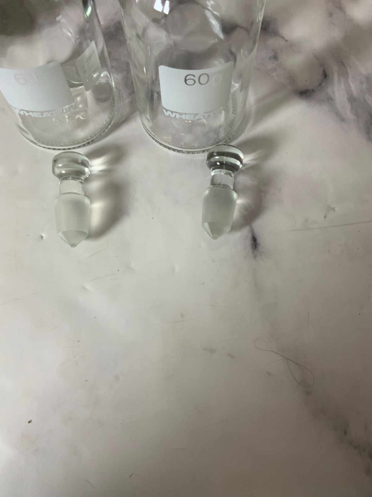 Wheaton 300 mL Glass Storage Bottles with Lids- case of 24