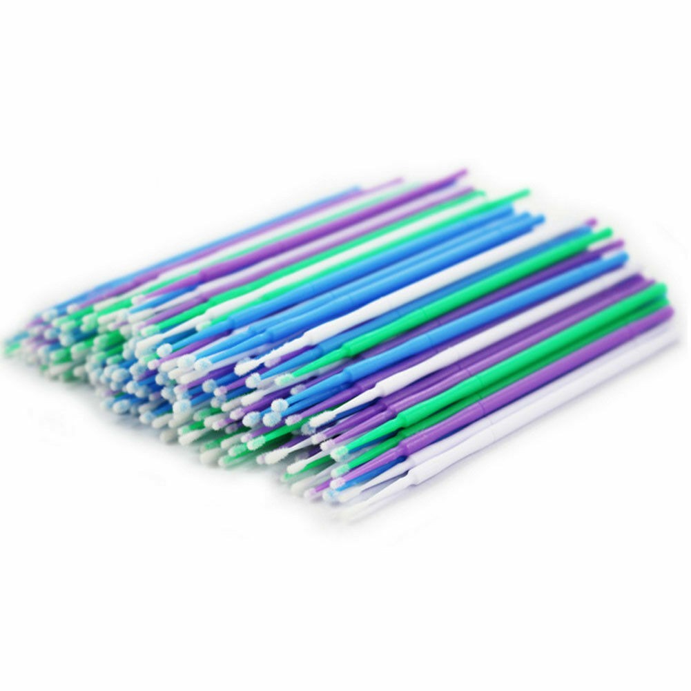100Pcs/Pack Dental Micro Brush Disposable Materials Tooth Applicators 1.2-2.5mm