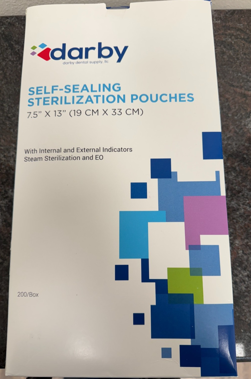 Sterilization Pouches 7.5″x13″ Darby – 1 Box (200/box)