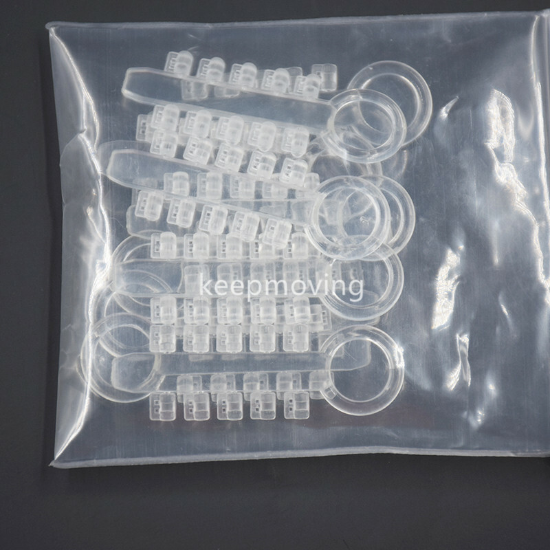 Dental High Elastic Rubber Orthodontic Rotation Wedge Clear Transparent 100 Pcs