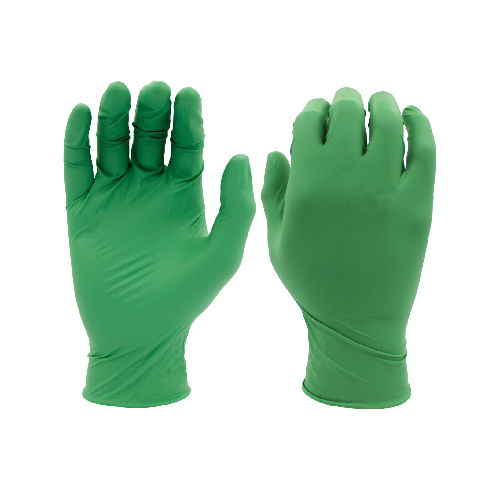 SHOWA 6110PF Nitrile Disposable Gloves, PowderFree, XXLarge, 90 Count