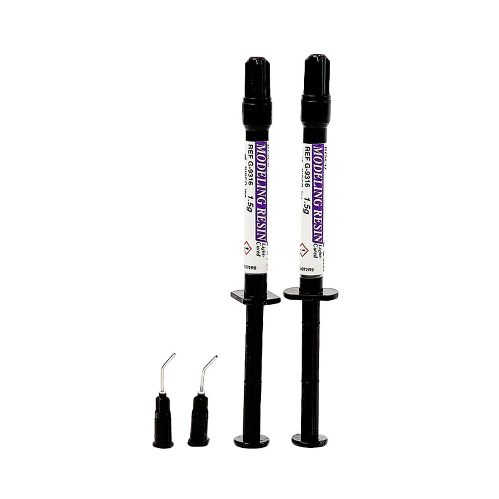 Bisco Modeling Resin Light Cured Low Viscosity Micro Filled 2 x 1.5g tubes