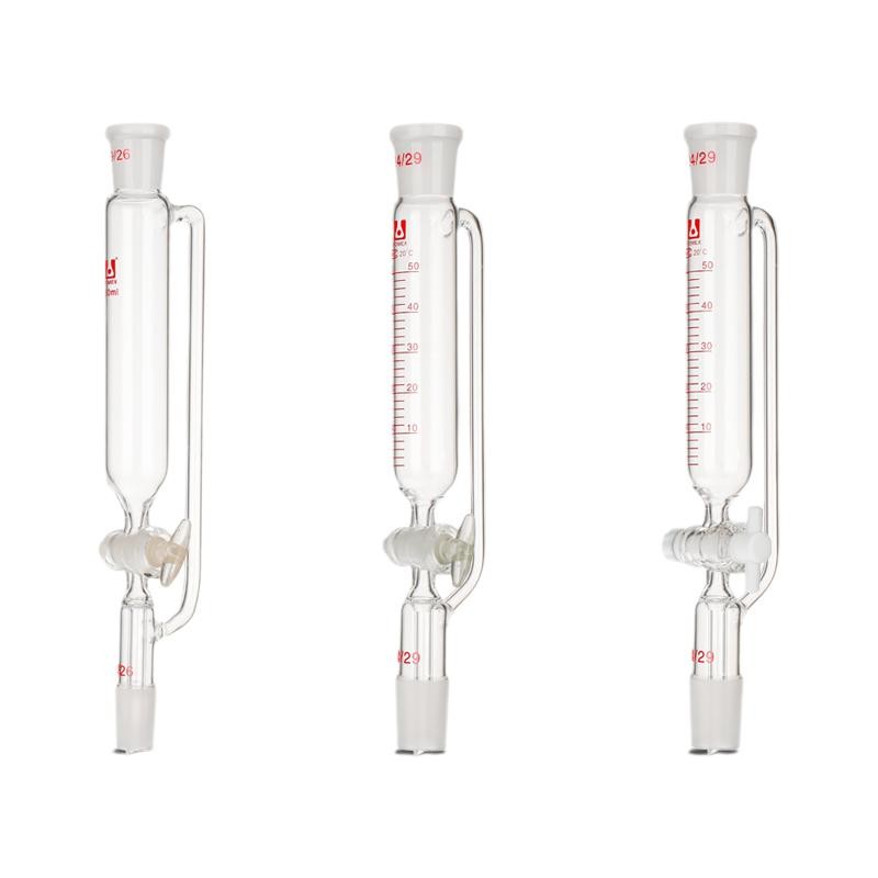 Precision Lab Glass Funnel 10ml-2000ml Constant Pressure with Glass Piston