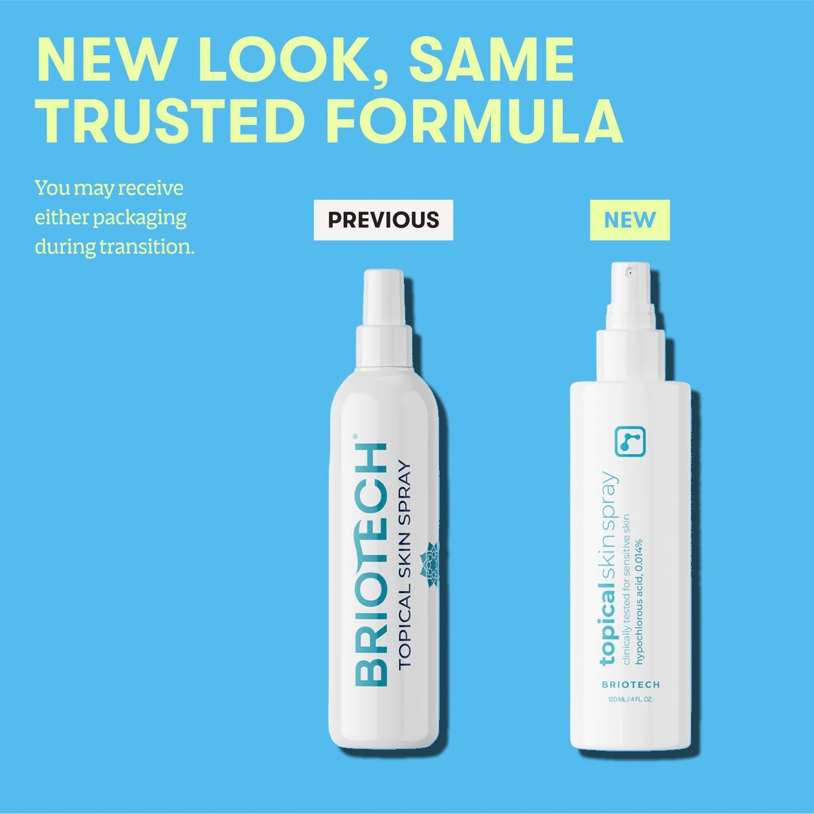 Briotech Topical Skin Spray Hypochlorous Acid Spray For Sensitive Skin Hocl