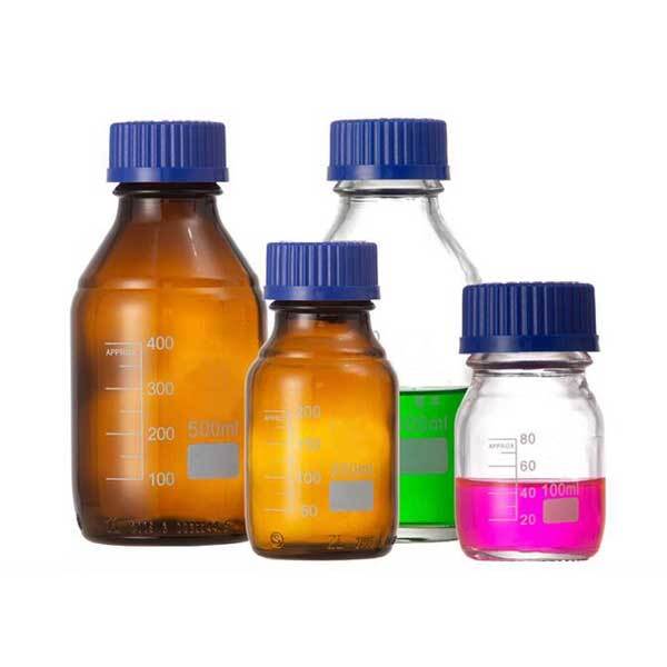25ml – 2000ml Reagent Bottles with Scale Chemistry Biology Laboratory Supply