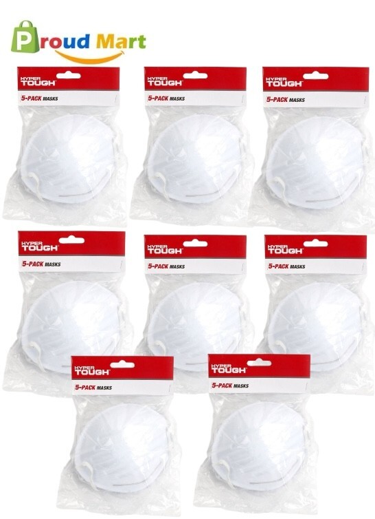 Lot of 40 Hyper Tough Protective Disposable Constructions Dust Masks,