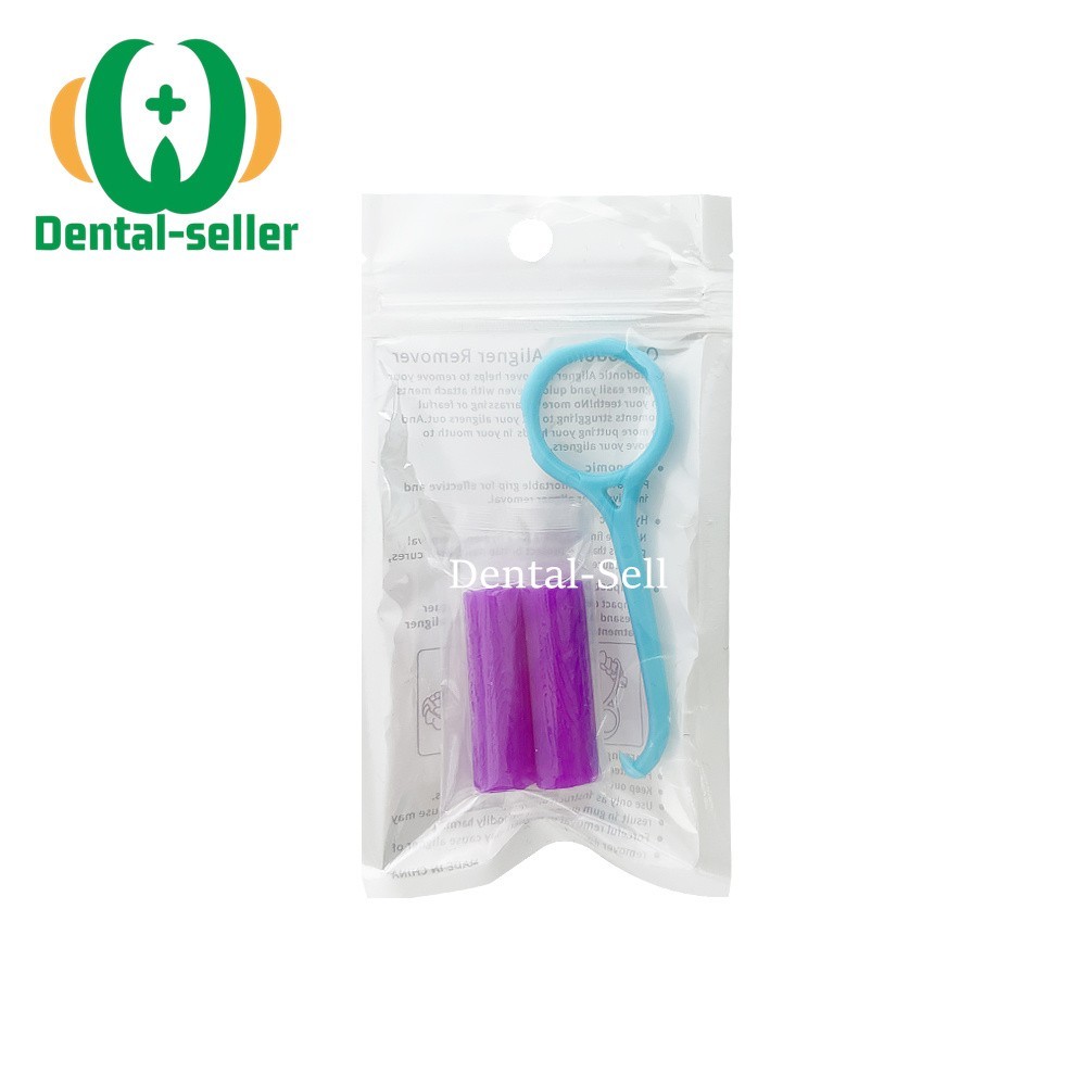 Dental Aligner Retainer Take Off Invisible Braces Remover Hook with Chewies Kit