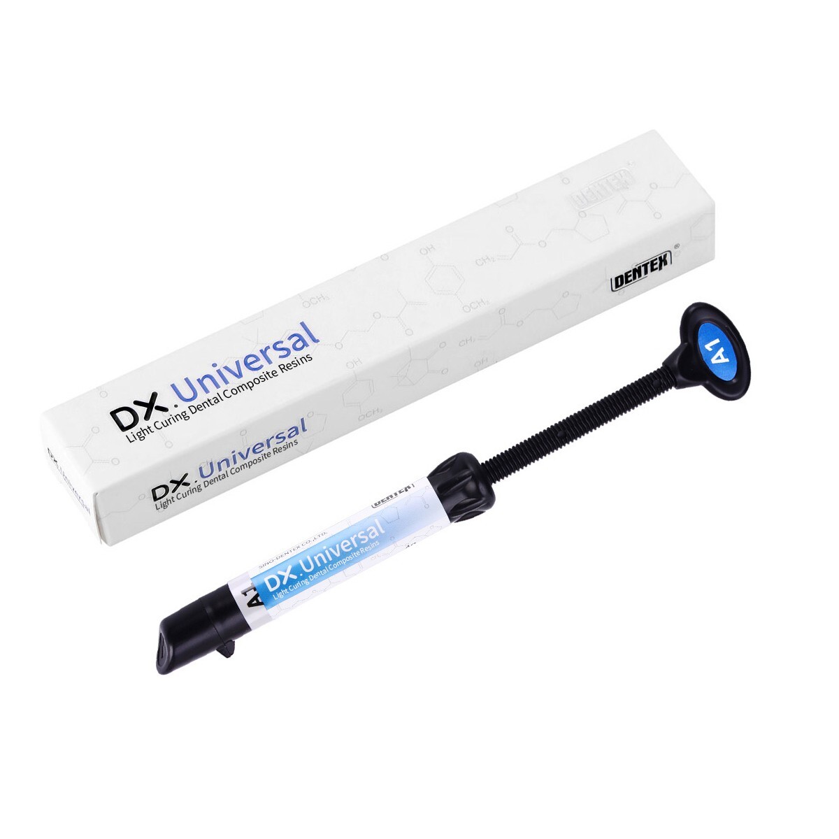 1Sets DENTEX Universal Dental Light Cure Hybrid Composite Resin A1 Shade 4g