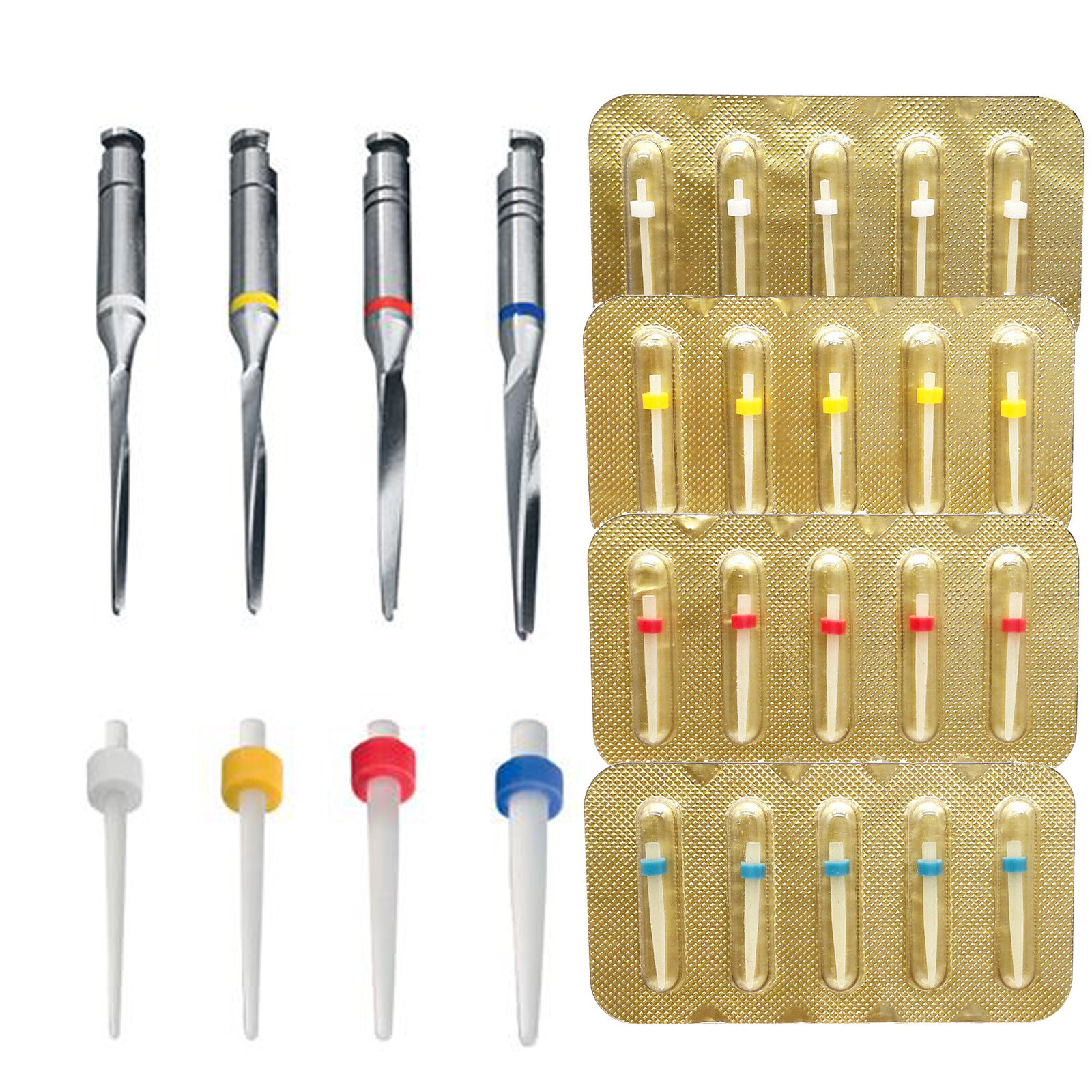Dental Endodontic Rely X Fiber Post Glass/Post Drills 1.1mm 1.3mm 1.6mm 1.9mm