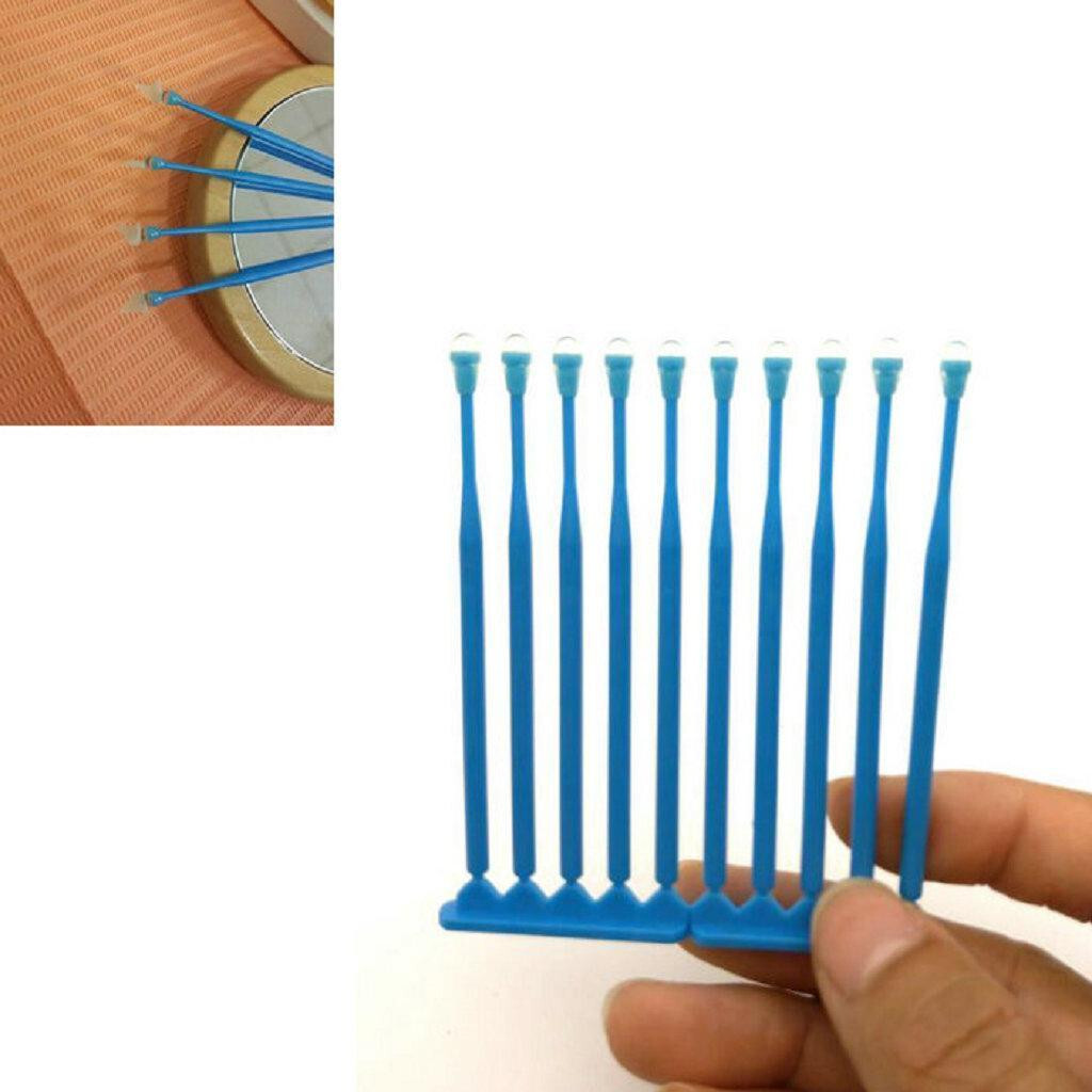 1 Kit 20 Pc Dental Veneers Teeth Stick Adhesive Rod For Inlay Crowns Refill Blue