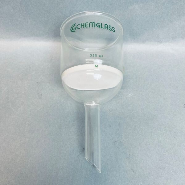 Chemglass Buchner Filter Funnel Medium Frit 350 ml