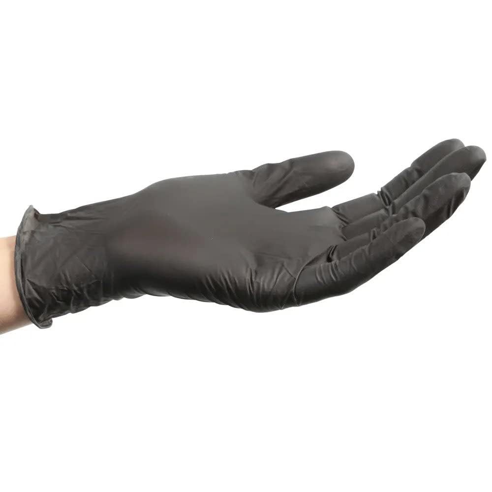 ForPro Disposable Nitrile Gloves, Chemical Resistant, 4 Mil, Large, 1000~Count