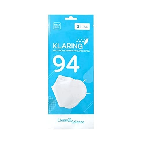 White Small 50 Pack KF94 Individual Packaged 4Layer Filter Breathable with So…