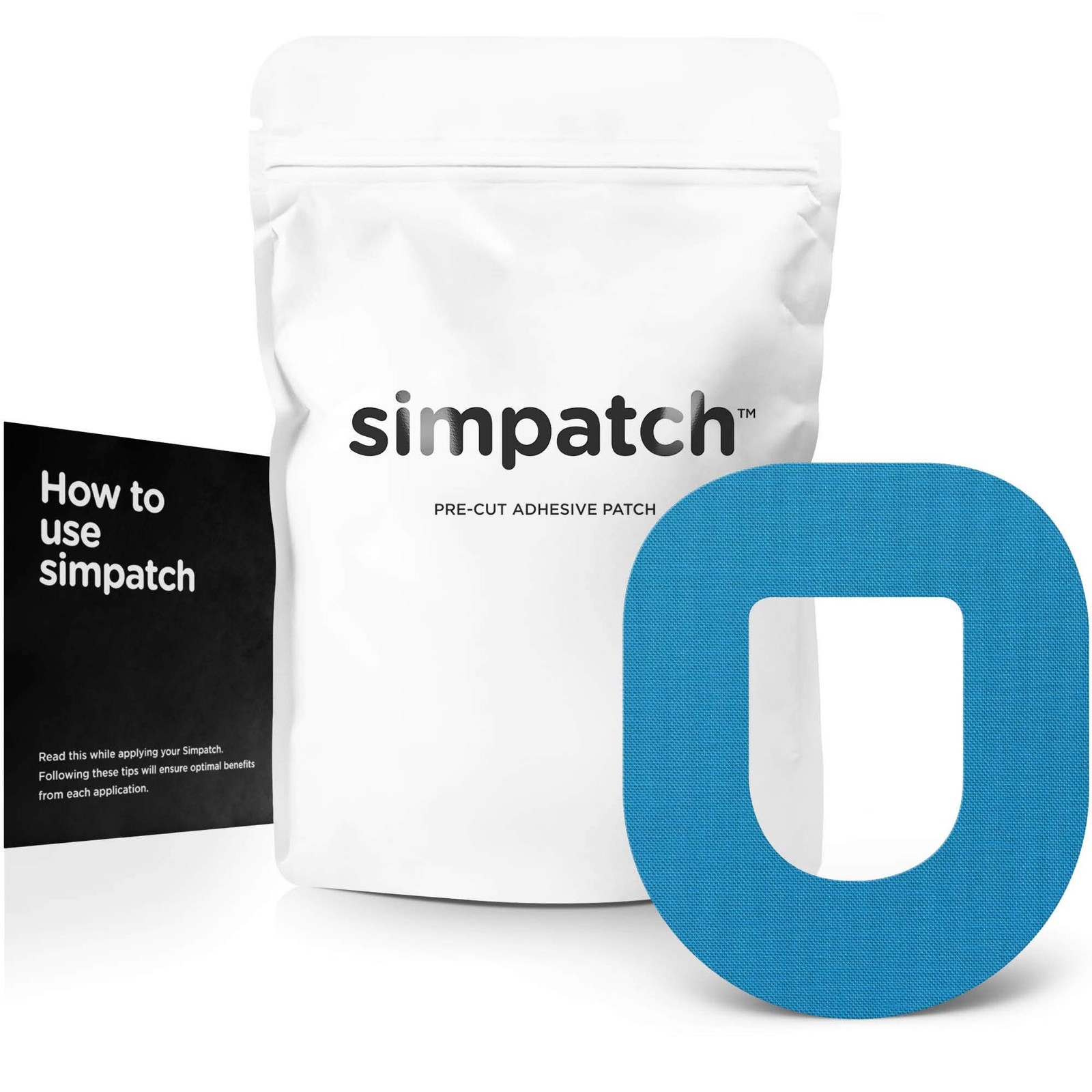 Adhesive Patch for OmniPod – Pack of 25 – Multiple Colors Available (Blue)