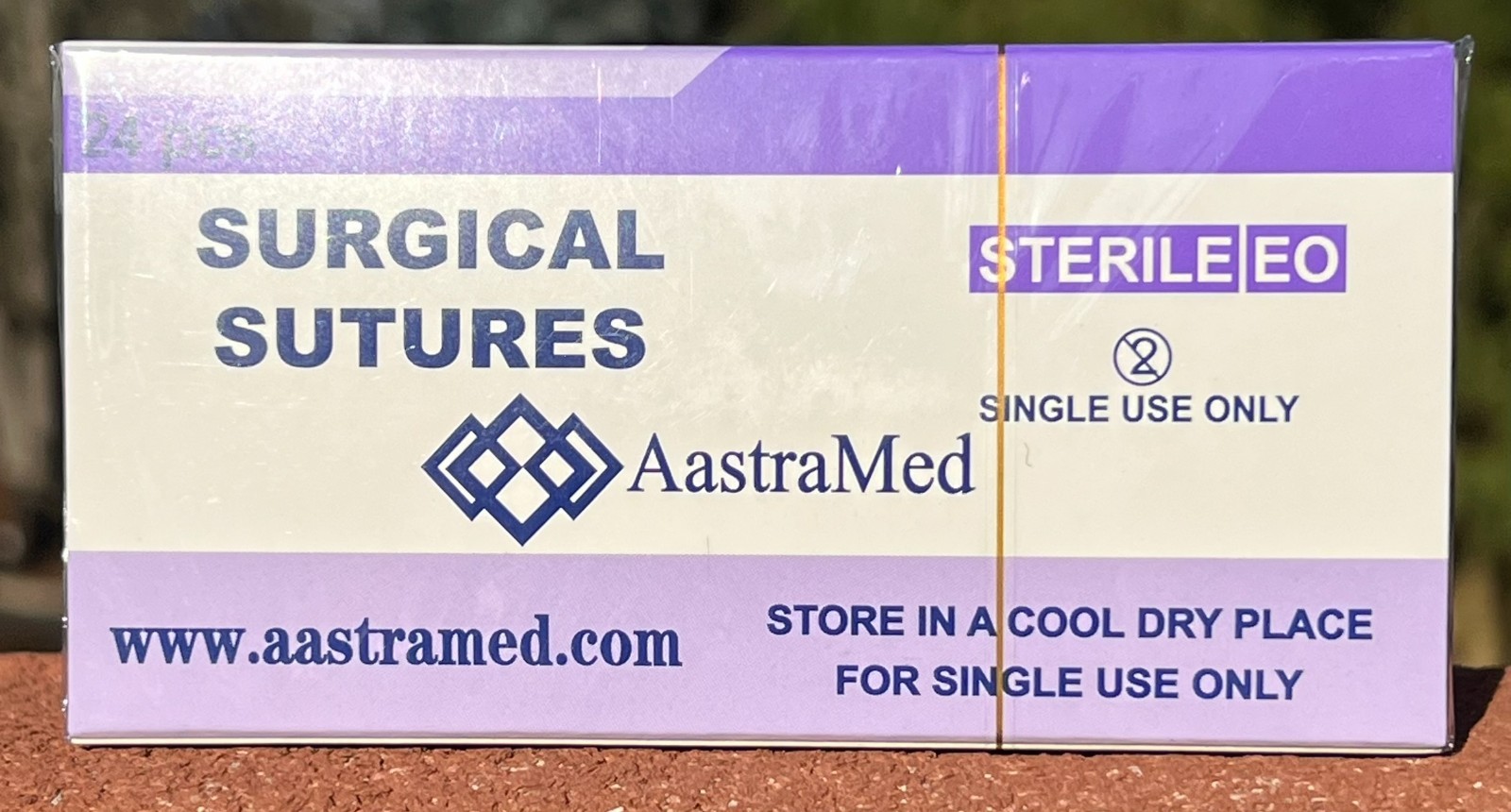 2/0 PGA, 72ct (3 Boxes) Polyglycolic Acid, Veterinary Dental, R-cut 30mm