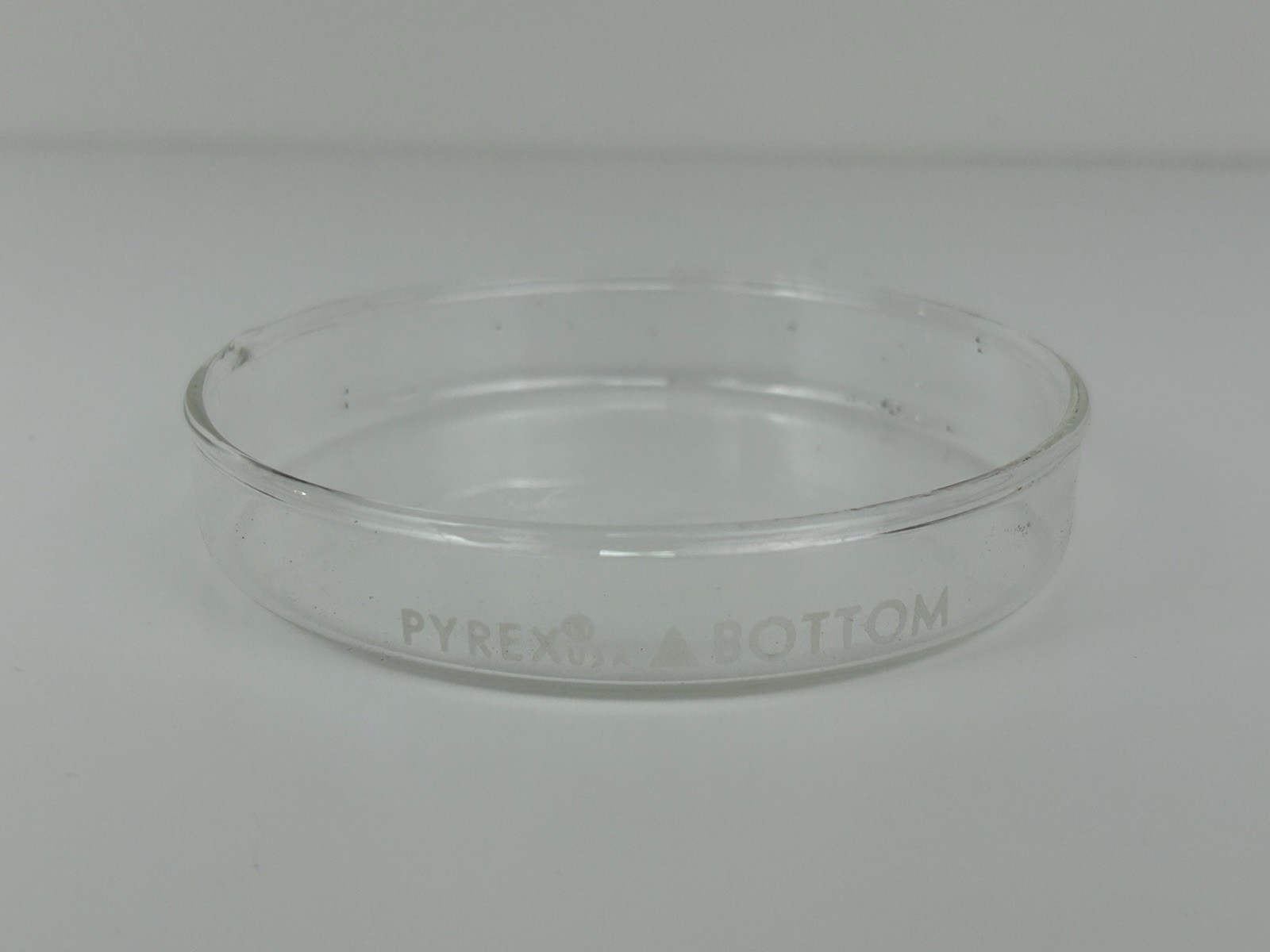 Pyrex Corning Laboratory Lab Glassware Glass 12 Dish 3160 100×15 Top & Bottom