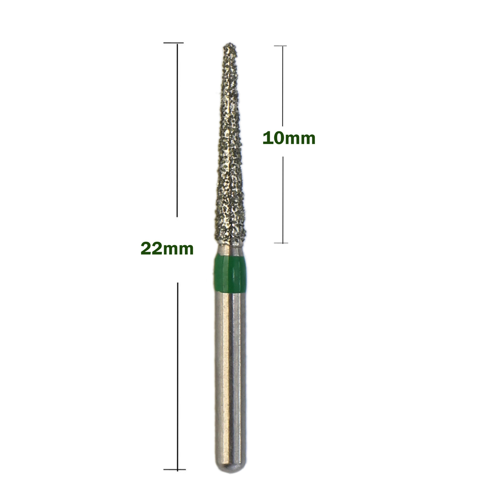 Dental Diamond Burs For High Speed Handpiece Round End Taper TR-11C Coarse Grit