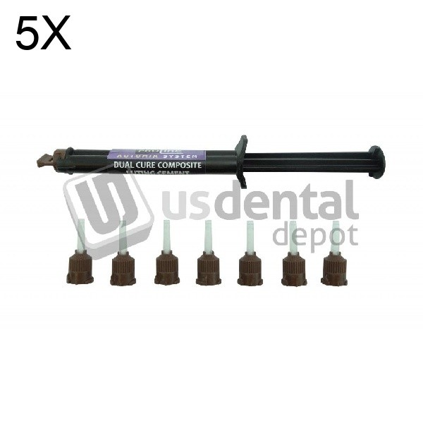 5X LOT of PRO-LINE Permanent Cement Dual Cure Automix 10gr Syringe Kit 100-101