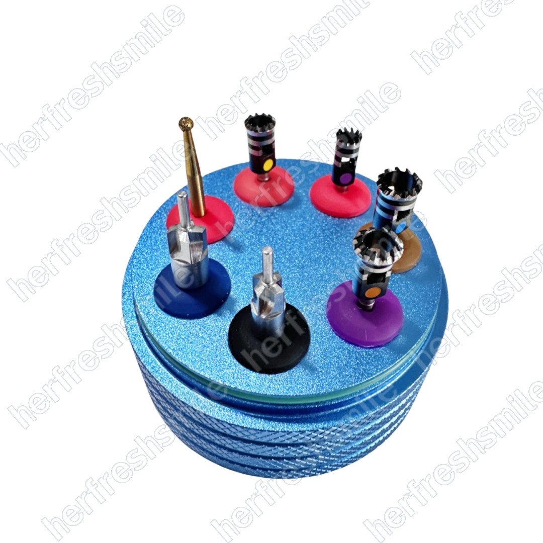 Dental Bone Mill with Guide Conical Connection Burs Trimming Drills Fit Nobel