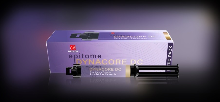 Epitome DYNACORE DC Dual Curing Flowable Dental Core Build up Cement 9gm Pack