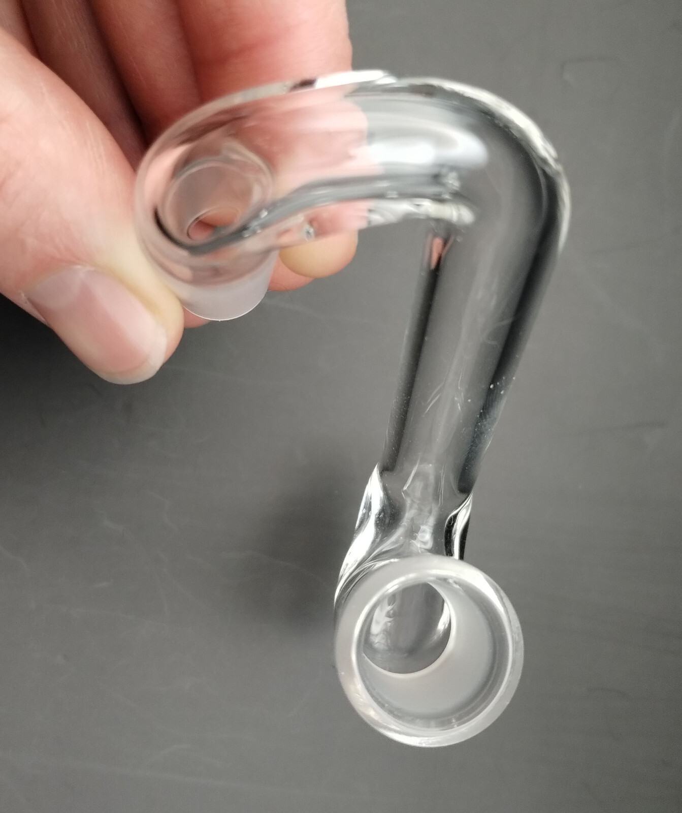 DISCOUNTED 14mm Female-Male Glass Drop Down Attachment Adapter