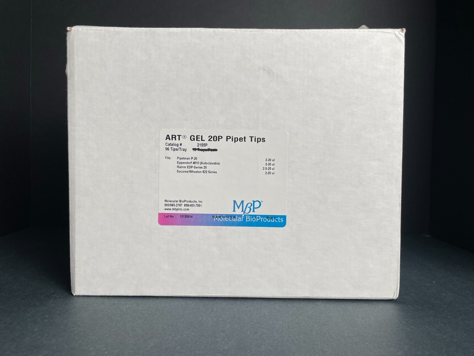Thermo Scientific Pipette Tips 20 ul Gel 9 Racks with 96 Tips Each