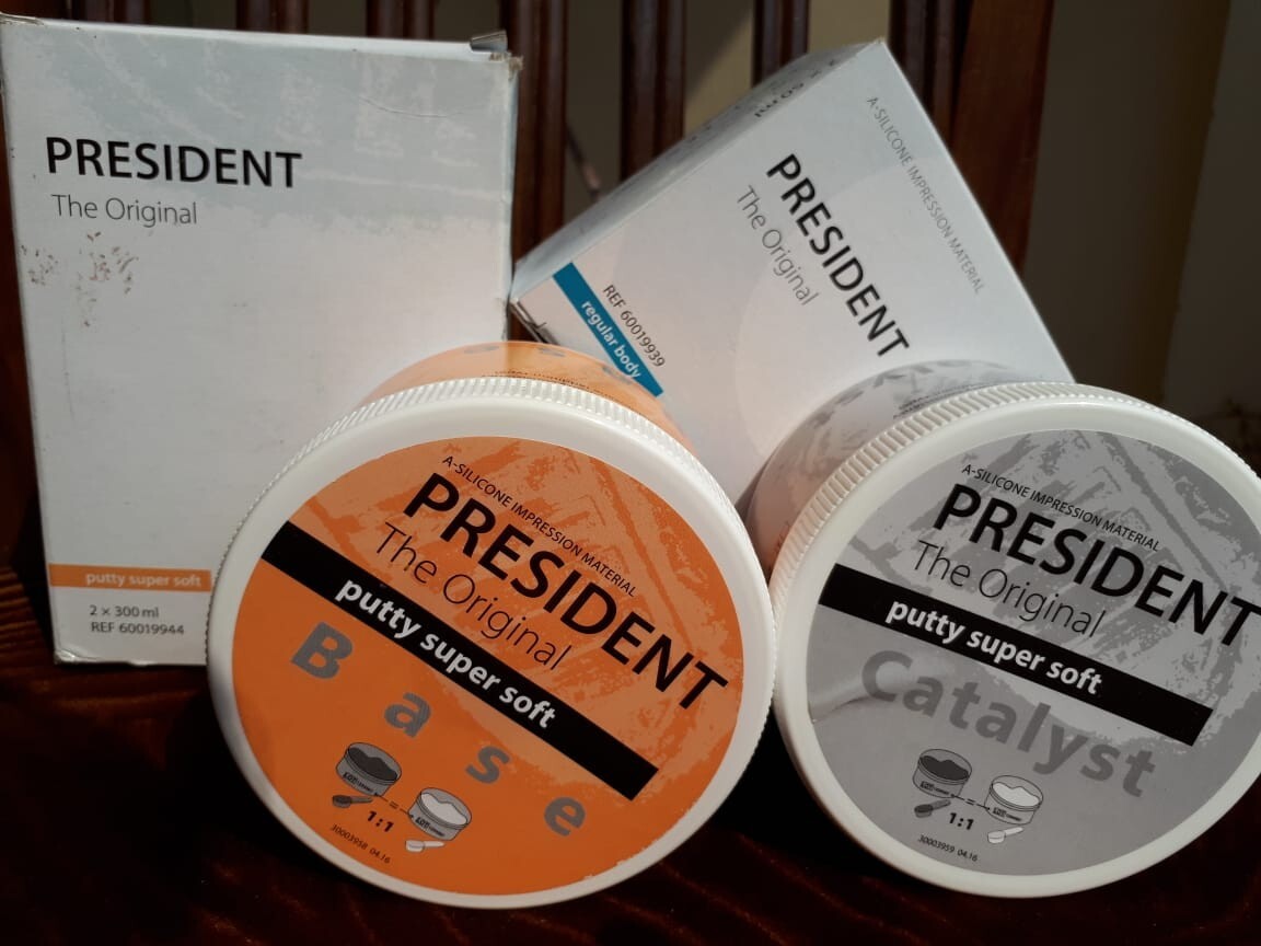 Coltene Super Soft President Original Putty Set A-Silicones Impression Material.
