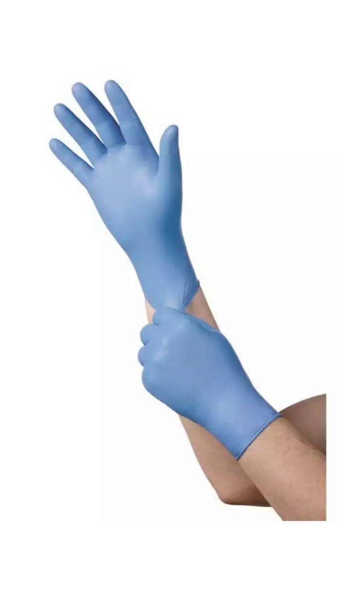 Ambitex NLG400 Nitrile Large Disposable Gloves Box – 10×100 Pieces