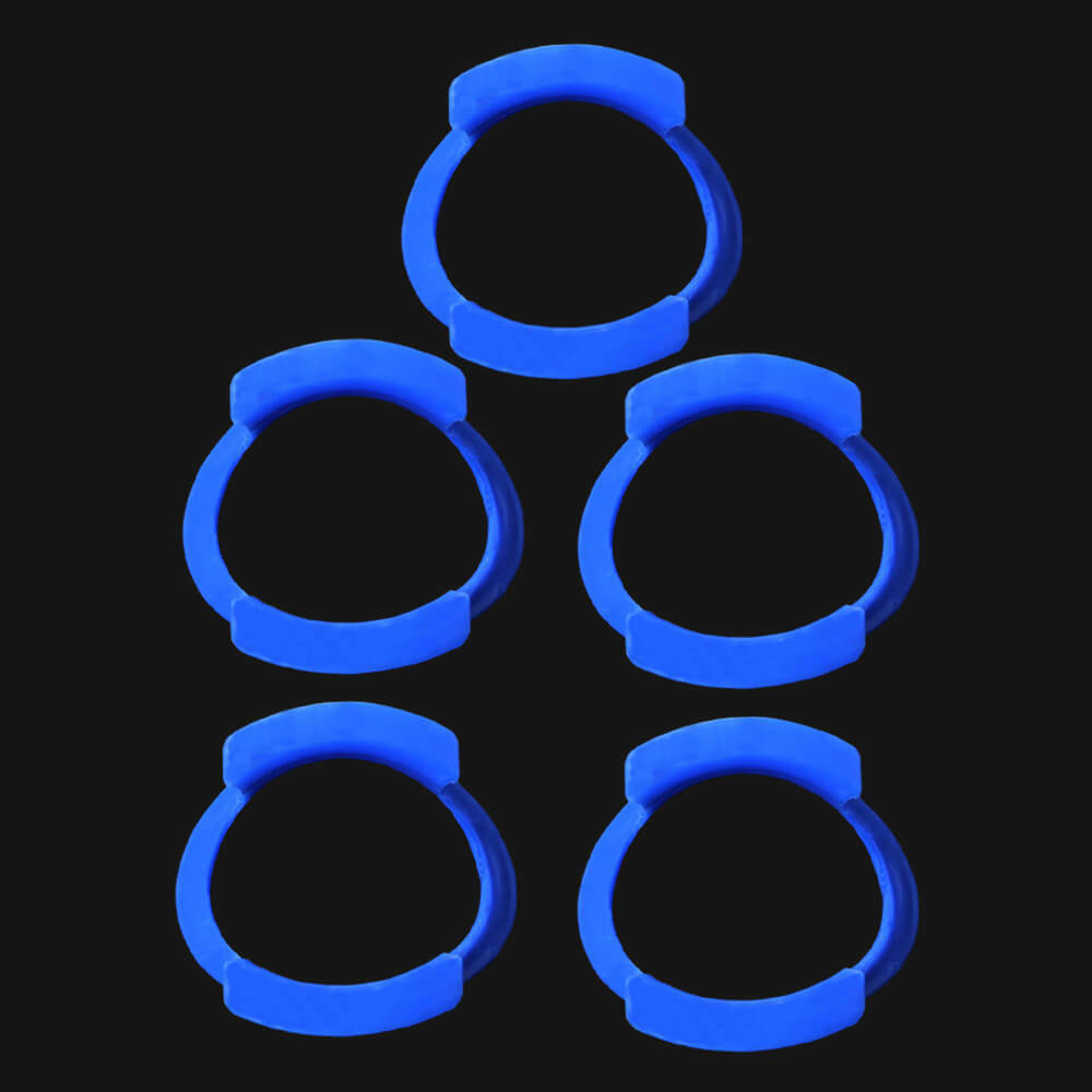 Dental Mouth Opener Teeth Whitening Cheek Retractor O shape Blue color 30pcs