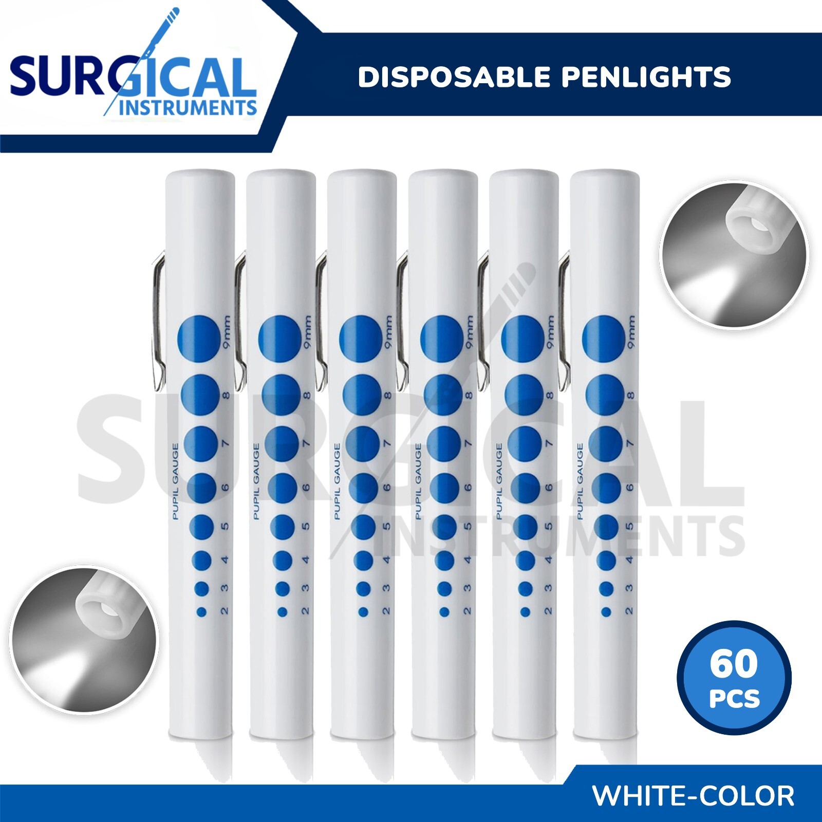 60 Penlights Surgical First Aid EMS Nurse EMT Medical INSTRUMENTS