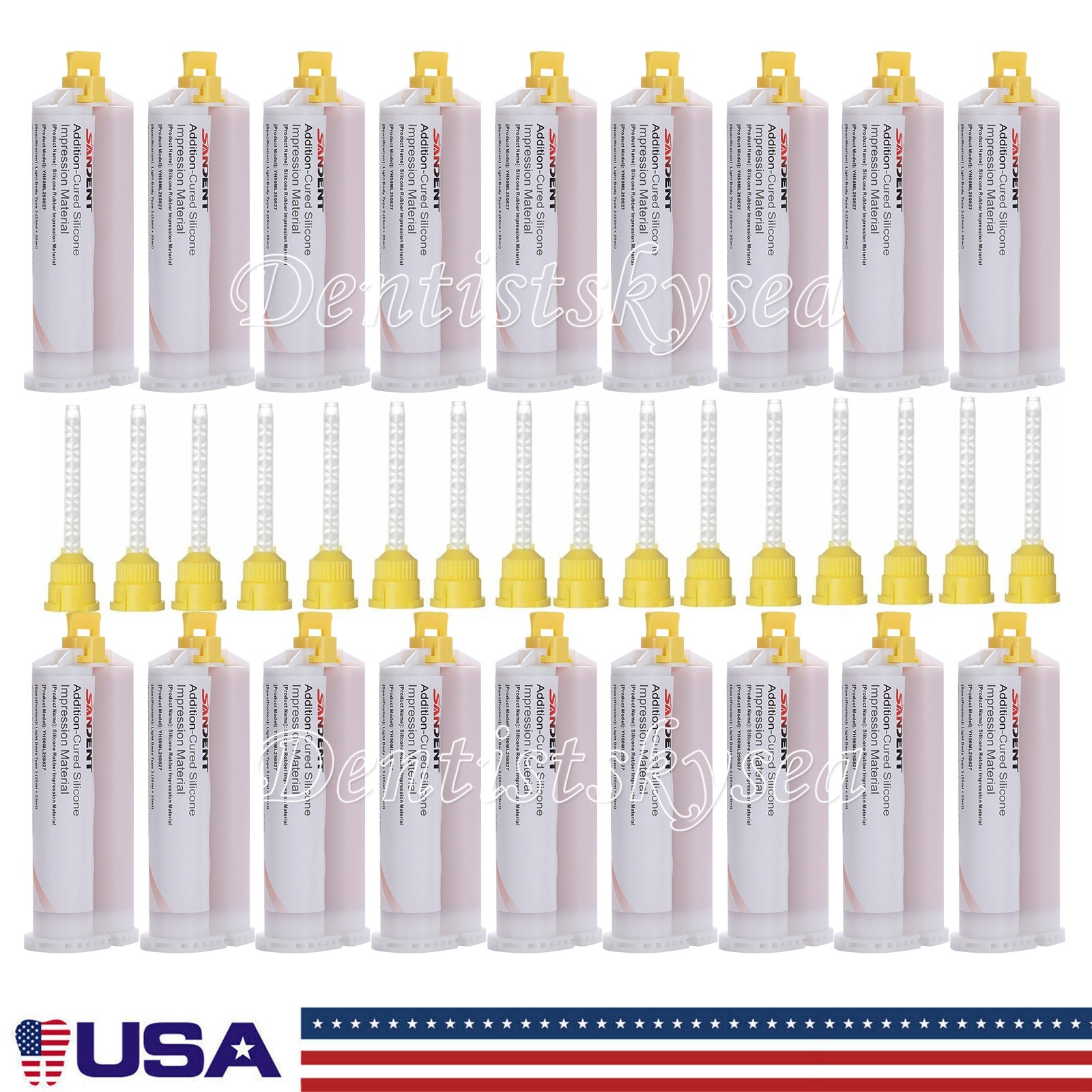 REGULAR SET Light Body Dental Impression Material VPS 50ml 5 Tips