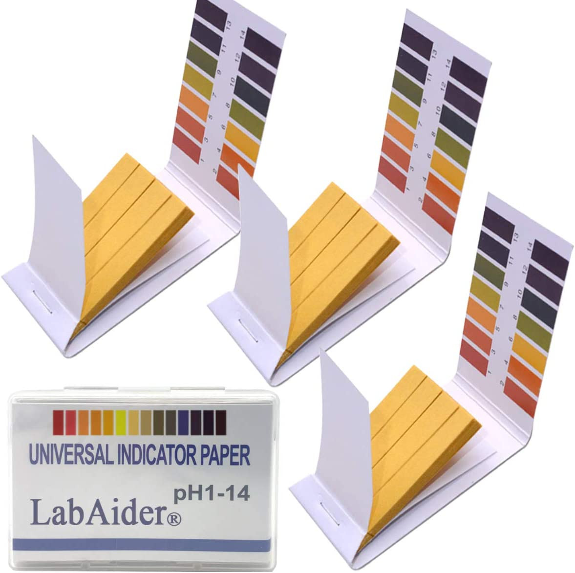 3 Pack Ph.1-14 Test Paper Extensive Test Paper Litmus Test Paper 240 Strips Ph T