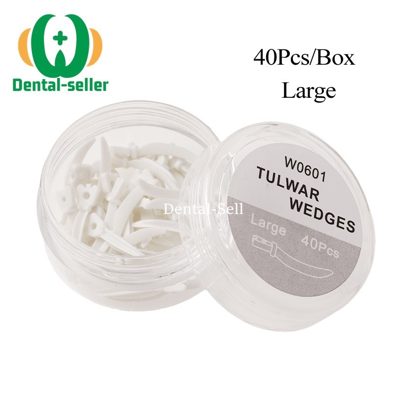 Dental Teflon Matrix Bands Sectional System Plastic Tulwar Wedges Refill L/M/S