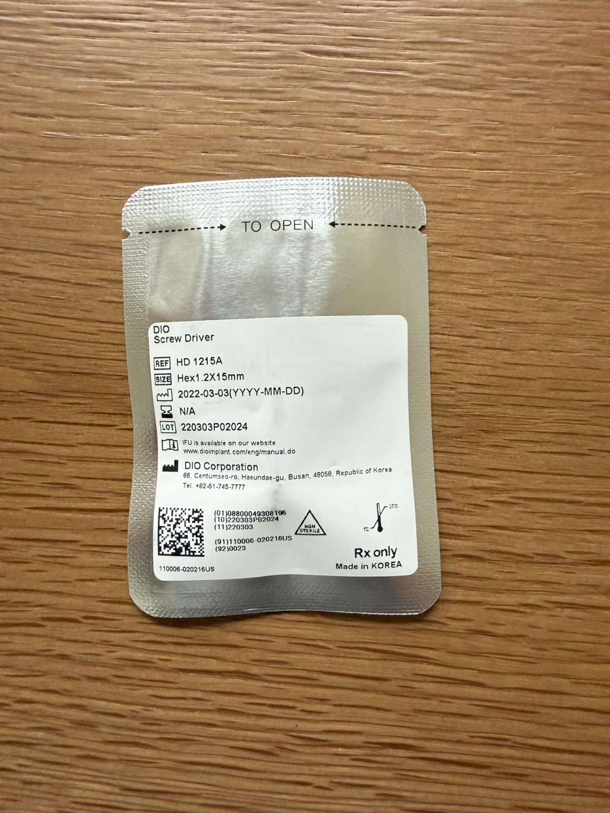 SIX DIO NAVI Implant System Surgical Kit, UV ACTIVATOR and MORE