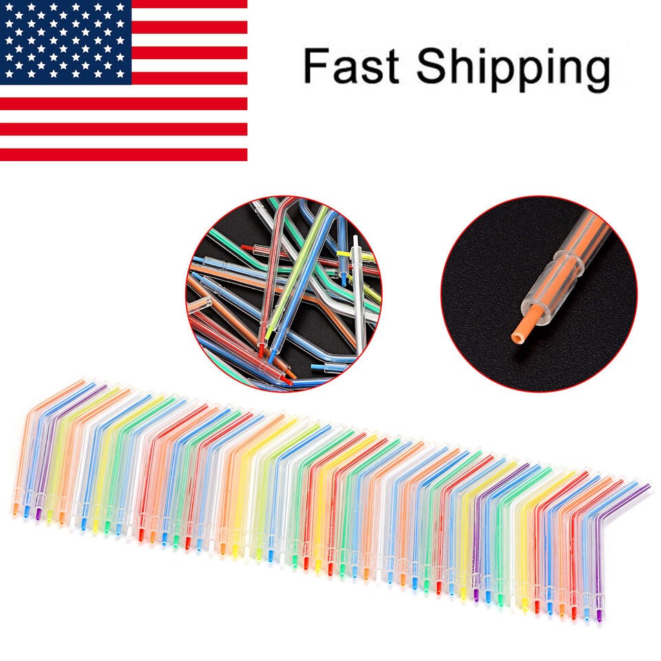 Dental Disposable Spray Tips Triple Nozzles For 3-Way Air Water Syringe Tips CE