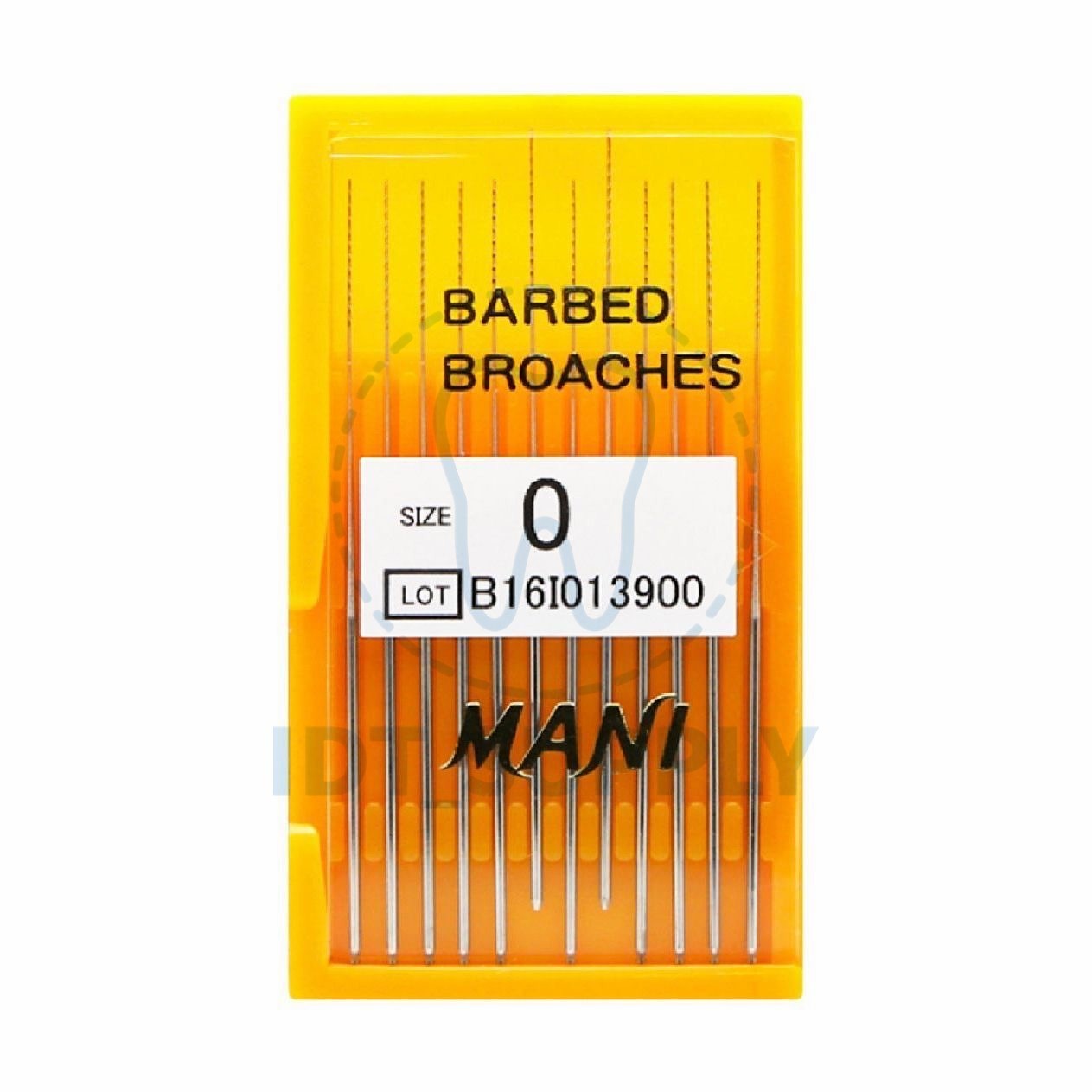 MANI Barbed Broach 12 Pcs 0# 00# 000# Root Canal Pulp Extirpation Endo