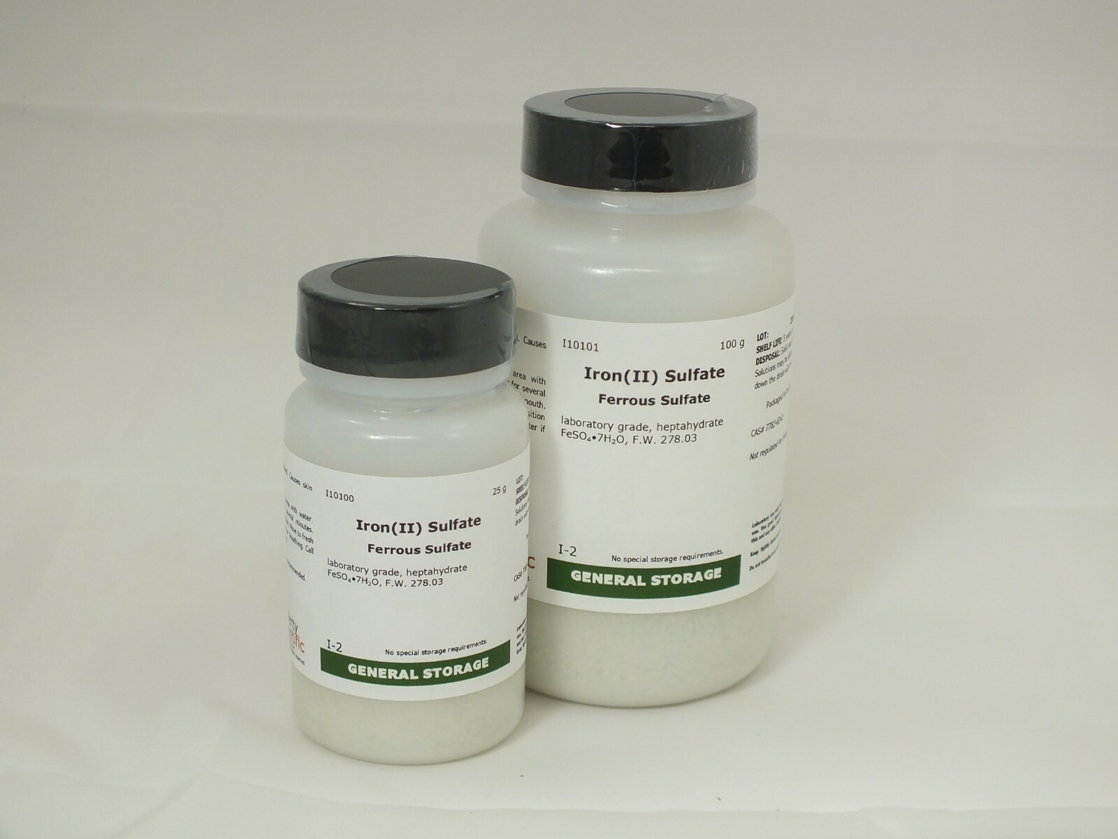 Iron(II) Sulfate — Ferrous Sulfate, lab grade, 25-100 g