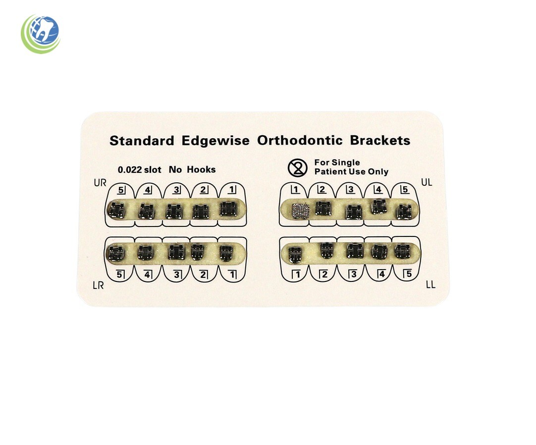 5 x Dental Orthodontics Standard Edgewise Brackets for Braces Slot 0.022 No Hook
