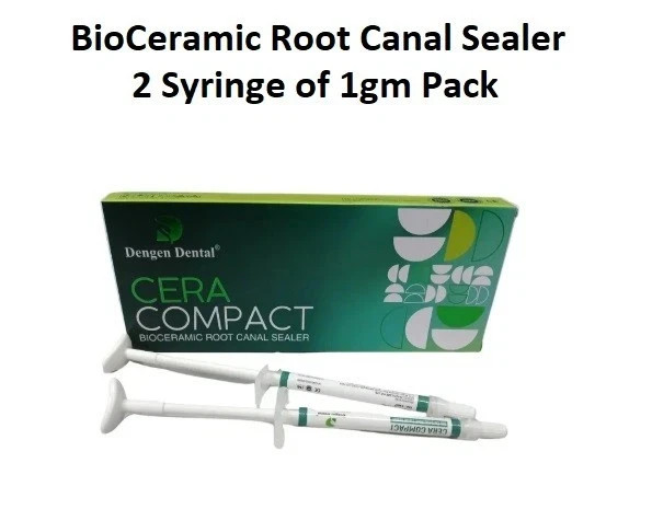 Dental CERA COMPACT BioCeramic RCT Sealer Treatment 2 x 1g Syr Pack free ship
