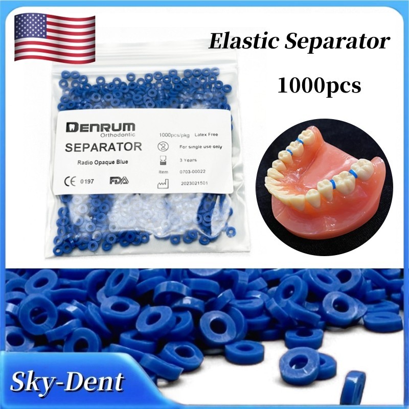 Dental Orthodontic Elastic Separator Ligature Ties Rubber Gap Ring Non-latex