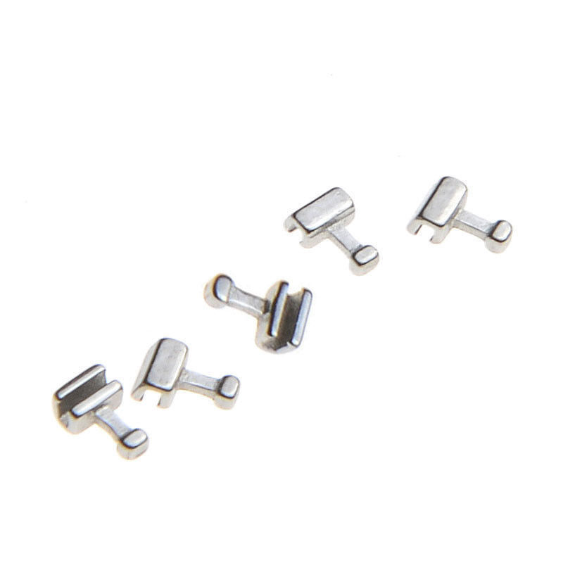 1 Pack 10 Pcs Dental Orthodontic Crimpable Hooks Short Type Stainless Steel