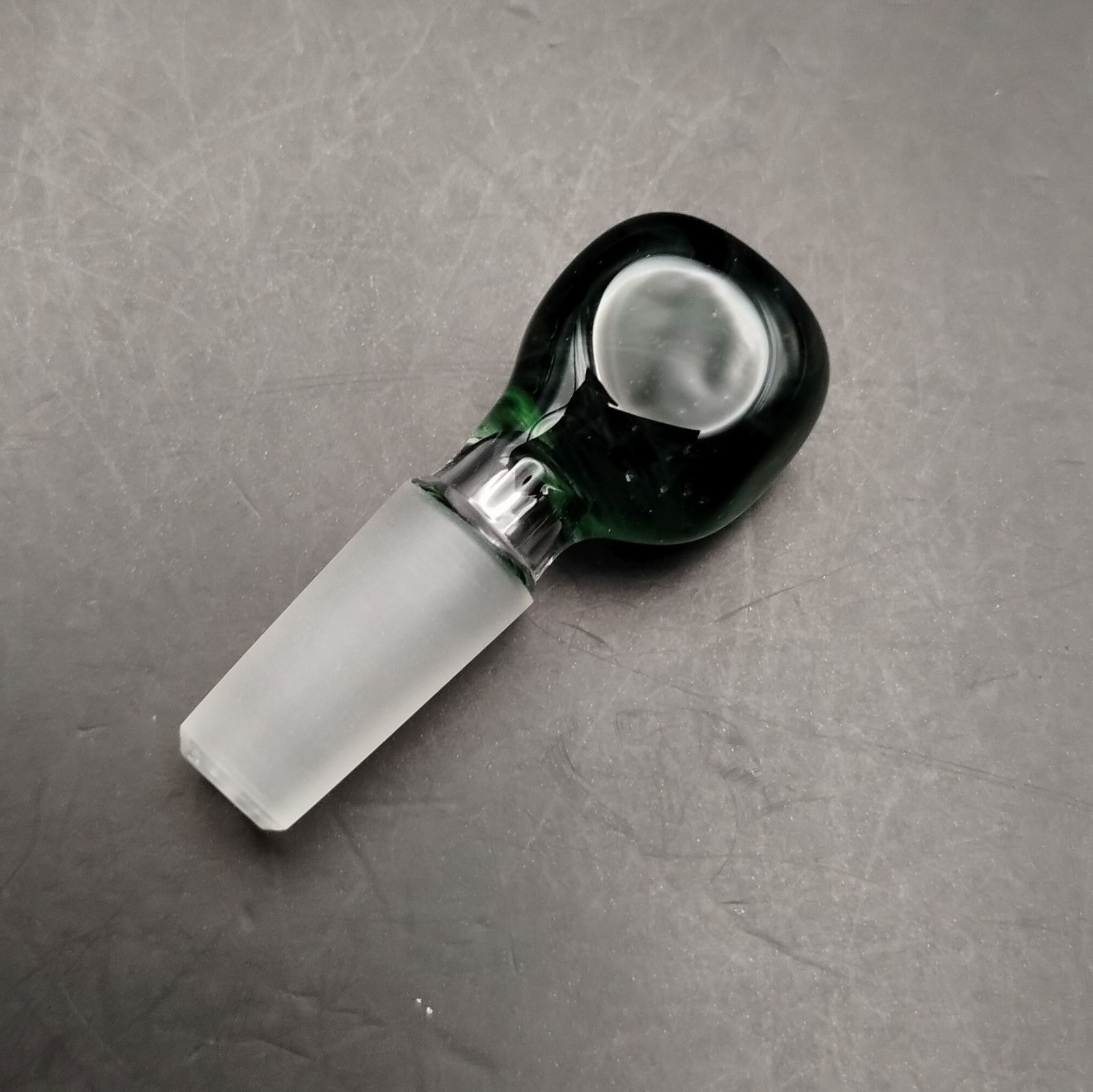 Multicolor Swirl 10mm Glass Male Ground Joint Stopper Plug