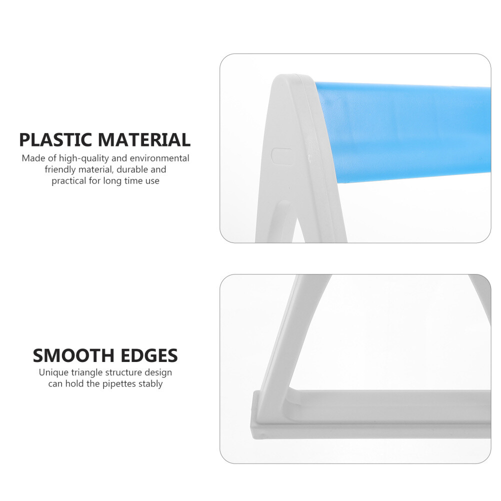Simple Pipette Rack Sturdy Pipette Holder Practical Linear Pipette Rack Random