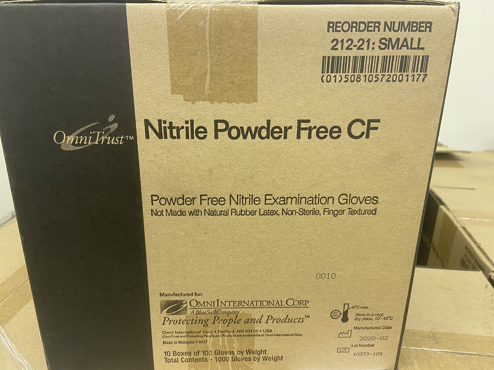 OmniTrust Nitrile Powder Free CF (Small)