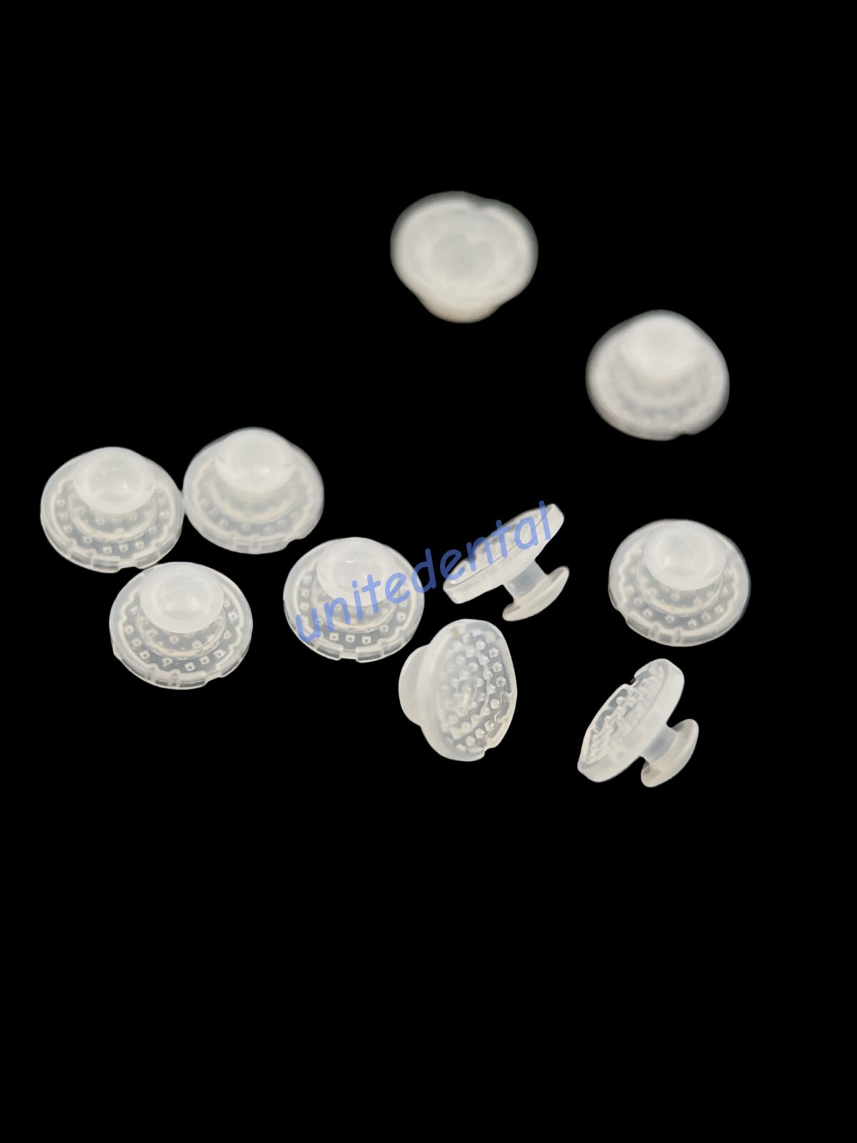Orthodontic Composite buttons Poly Clear Aligner buttons Ceramic hook tube 10pcs